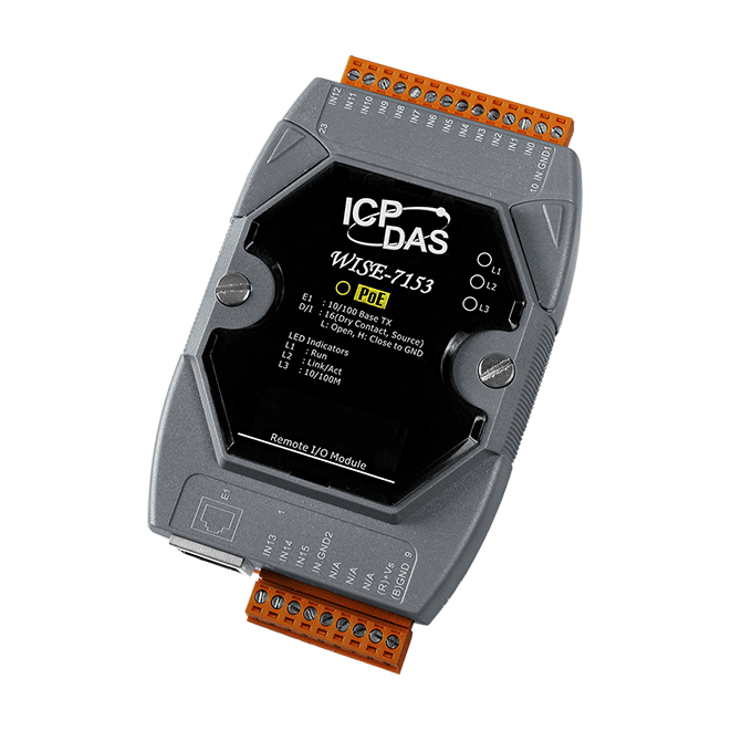 WISE-7153 Intelligent I/O Module with 16-ch DI