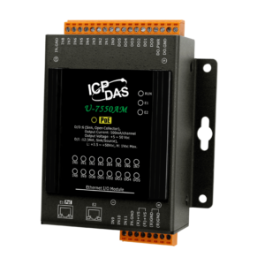 U-7550AM OPC UA I/O Module with 12-channels DI, 6-channels DO and 2-port Ethernet Switch