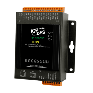 U-7567M OPC UA I/O Module with 8-channels Power Relay and 2-port Ethernet Switch