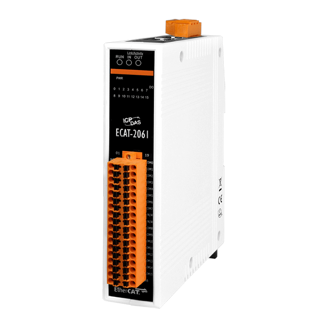 ECAT-2061 EtherCAT Slave I/O Module with Isolated 16-ch Relay