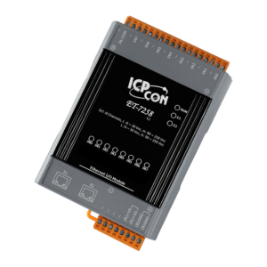 ET-7258 Ethernet I/O Module with 2-port Ethernet Switch and 8-ch Isolated DI