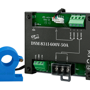 DNM-831I-600V-50A 1-ch Voltage Attenuator (600V) & 1-ch Current Transformer (50A) (Metal)