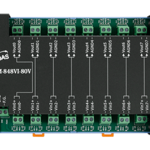 DNM-848VI-80V 8-ch 80VDC Voltage Attenuator with channel to channel isolation