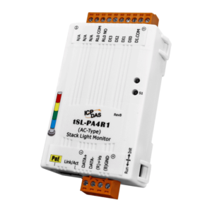 tSL-PA4R1 Single Stack Light (AC-type) Monitoring Module with RS-485/Ethernet PoE interfaces (4x AC DI & 1x Relay)