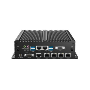 MBC-2400-5020U Industrial fanless embedded Box PC with Intel® Core™ i3-5020U, 6*LAN, 6*USB, 2*COM, VGA & HDMI