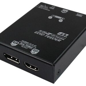 VDDC-462DPM True 4K DisplayPort EDID Feeder With 2 Ports Splitter, DisplatPort & HDMI
