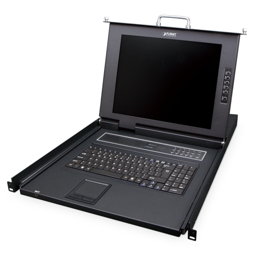 IKVM-210-16M 17" 16-Port Combo VGA LCD IP KVM Switch