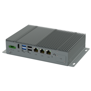 ECC-U5000/S001 Industrial fanless embedded PC for Energy storage applications with Intel® Elkhart lake SoC CPU, 3*LAN, 4*USB, 8*COM, 8*DI+6*DO, 2*CAN ports & 12 Vdc power input