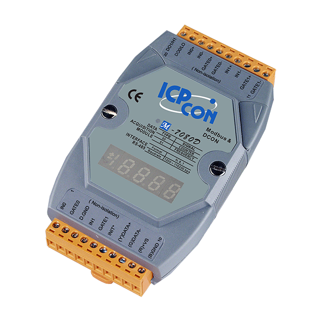 M-7080D-G 2-ch Counter/Frequency Input Module with LED Display