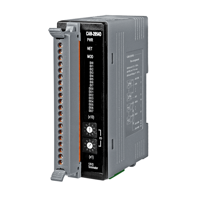 CAN-2057D DeviceNet Slave Module with 16-channel Isolated (Sink, NPN) DO