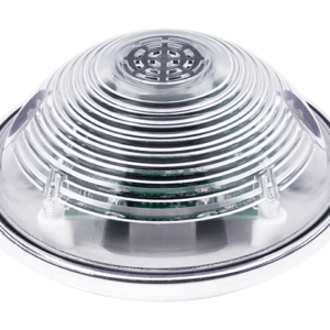 ALM-Horn-BR Single Input, Single Output, 8 Blue+8 Red LED, 4 selectable Tone, Piezo Transducer Alarm Siren