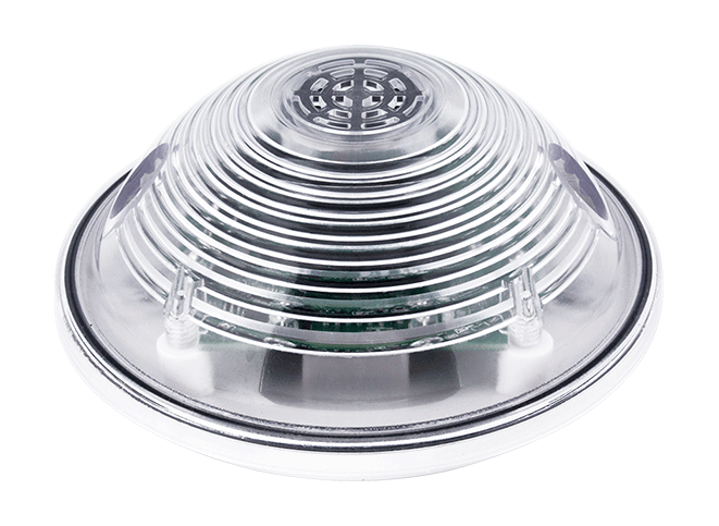 ALM-Horn-BR Single Input, Single Output, 8 Blue+8 Red LED, 4 selectable Tone, Piezo Transducer Alarm Siren