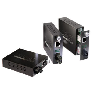 FST-801 10/100Base-TX to 100Base-FX (ST, MM) Smart Media Converter - 2km (for use with MC-1610MR / MC-1610MR48 only)