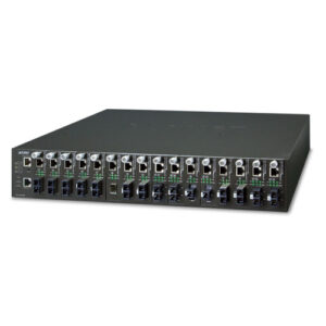MC-1610MR 16-slot Managed Media Converter Chassis (AC power)