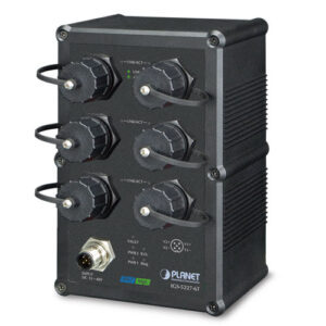 IGS-5227-6T Industrial IP67-rated 6-Port 10/100/1000T Managed Ethernet Switch (-40~75 degrees C)