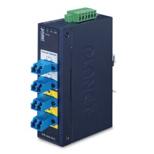 IFB-244-MLC Industrial 2-Channel Optical Fiber Bypass Switch – multimode LC connector