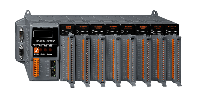 iP-8841-MTCP 8-slot Modbus TCP I/O Expansion Unit (Modbus TCP Protocol)