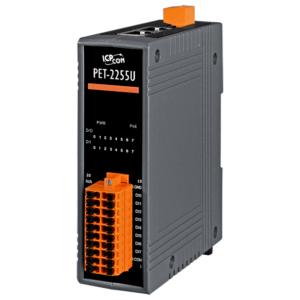 PET-2255U PoE I/O Module with 8-ch DI & 8-ch Sink/Source-type DO