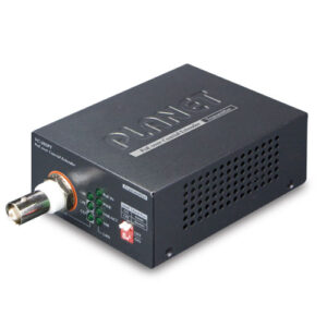 VC-203PR 1-Port 10/100TX PoE PD + 1-Port BNC PoE over Coaxial PSE Extender – Receiver