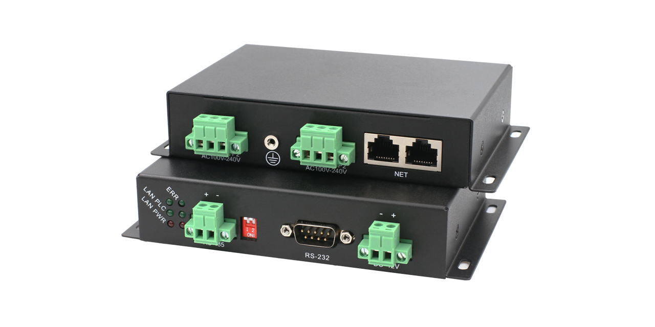 OT-PLC302C-RS4 Power Line Ethernet Extender, Transmit RS-485 Signals over a 2-wire with distance of up to 600m