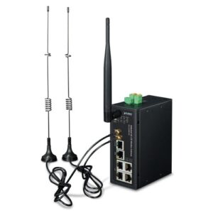 ICG-2510W-LTE Industrial 4G LTE Cellular Wireless Gateway with 5-Port 10/100/1000T