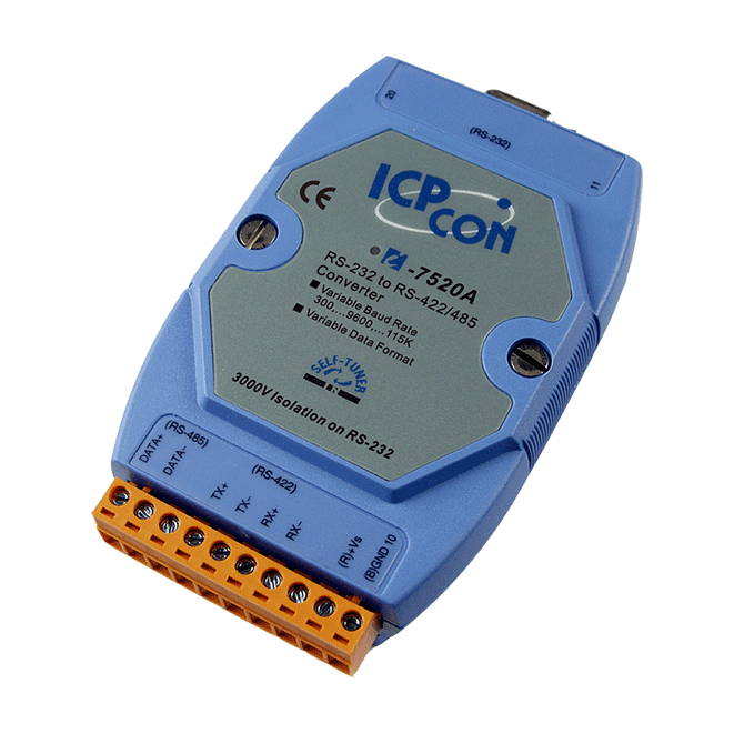 I-7520A Isolated RS-232 to RS-422/485 Converter