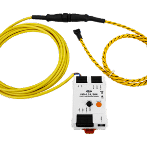 iSN-101/S2/DIN 1-channel Liquid Leak Detection Module (DIN-rail mount) with 3m Liquid Leak Detection Cable & 3m Extended Cable